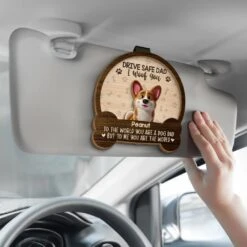 Best Dog Dad Ever, I Woof You - Dog Personalized Custom Car Visor Clip - Father's Day, Gift For Dad, Pet Owners, Pet Lovers 7 Best Dog Dad Ever, I Woof You - Dog Personalized Custom Car Visor Clip - Father's Day, Gift For Dad, Pet Owners, Pet Lovers -Pawfect House Store 6822ac6b4fb38
