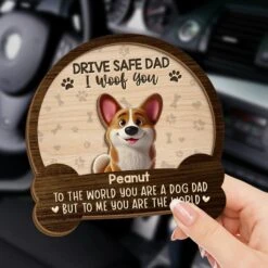 Best Dog Dad Ever, I Woof You - Dog Personalized Custom Car Visor Clip - Father's Day, Gift For Dad, Pet Owners, Pet Lovers 6 Best Dog Dad Ever, I Woof You - Dog Personalized Custom Car Visor Clip - Father's Day, Gift For Dad, Pet Owners, Pet Lovers -Pawfect House Store 6822ac6c07046