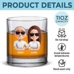 Awesome Like My Daughter - Family Personalized Custom Whiskey Glass - Father's Day, Gift For Dad 10 Awesome Like My Daughter - Family Personalized Custom Whiskey Glass - Father's Day, Gift For Dad -Pawfect House Store 6826a81713e00