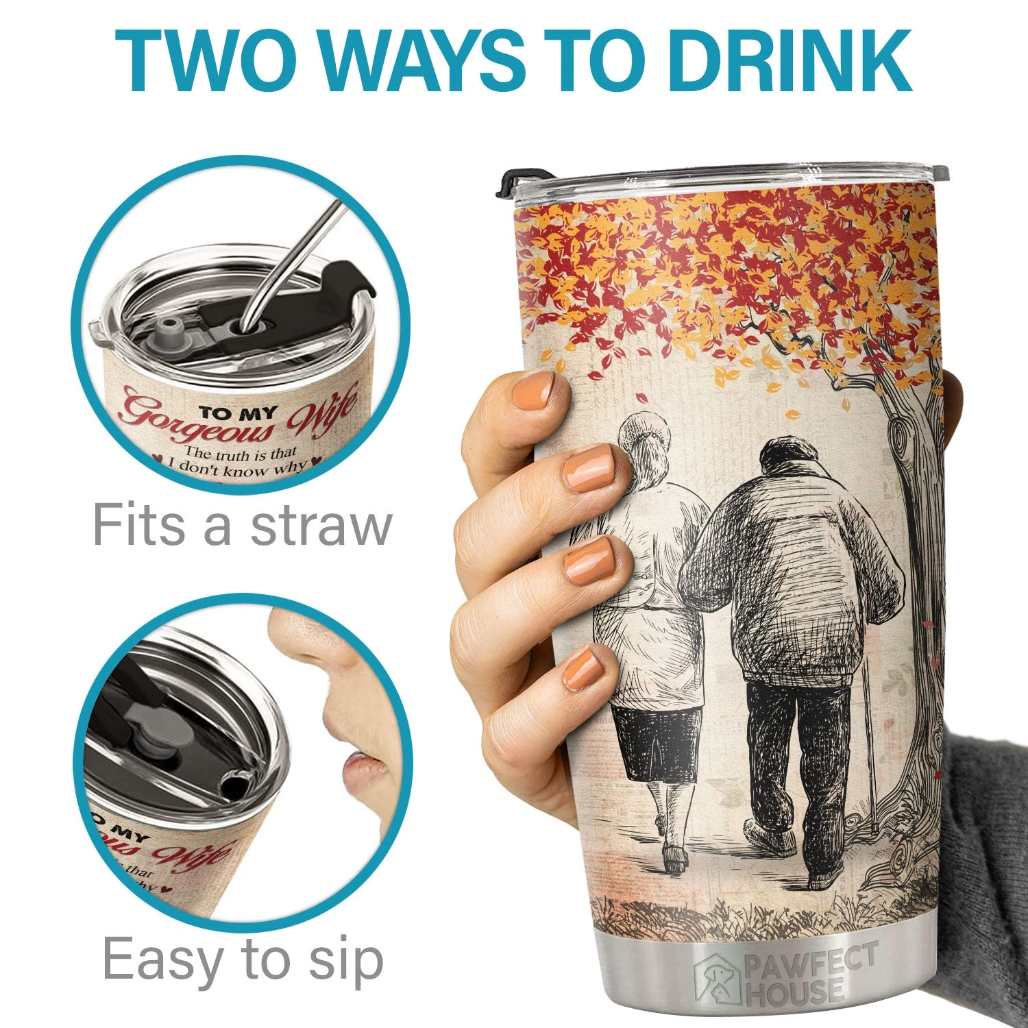 I Don't Know Why I Love You I Just Know I Love You A Lot - Tumbler - To My Wife, Gift For Wife, Anniversary, Engagement, Wedding, Marriage Gift 3 I Don't Know Why I Love You I Just Know I Love You A Lot - Tumbler - To My Wife, Gift For Wife, Anniversary, Engagement, Wedding, Marriage Gift - Image 3