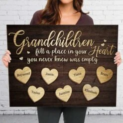 Grandchildren Fill A Place In Your Heart - Personalized Horizontal Canvas - Gift For Grandparents 6 Grandchildren Fill A Place In Your Heart - Personalized Horizontal Canvas - Gift For Grandparents -Pawfect House Store 6 5a25552e 2d48 4b6b ade3 a17b819301e4