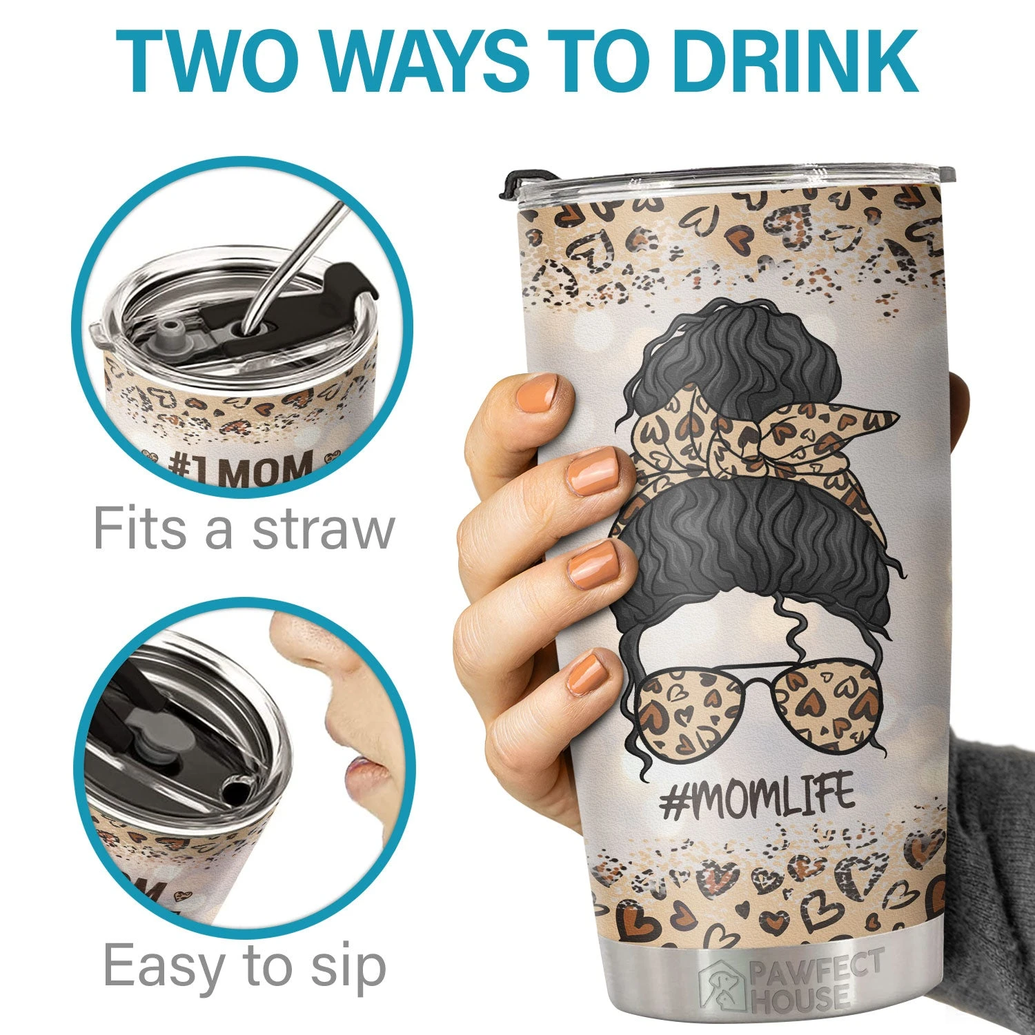 Mom Nutrition Facts - Tumbler - To My Mom, Gift For Mom, Mom Gift From Daughter And Son, Birthday Gift For Mom 3 Mom Nutrition Facts - Tumbler - To My Mom, Gift For Mom, Mom Gift From Daughter And Son, Birthday Gift For Mom - Image 3