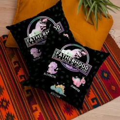 Gift For Dad - Fatherhood Is A Walk In The Park - Personalized Pillow (Insert Included) -Pawfect House Store 6 Thumbnail3 jpg f7ffc537 6e2d 410f 9cd0 551daa9c3937