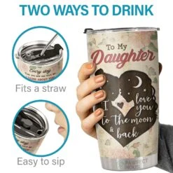 My Love Will Follow You Wherever You Go My Little Girl - Tumbler - To My Daughter, Gift For Daughter, Daughter Gift From Mom, Birthday Gift For Daughter 6 My Love Will Follow You Wherever You Go My Little Girl - Tumbler - To My Daughter, Gift For Daughter, Daughter Gift From Mom, Birthday Gift For Daughter -Pawfect House Store 6 c7d682b4 1229 4cd0 baec 7227a3be80a3