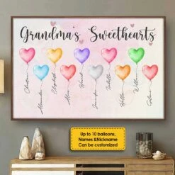 Grandma's Sweethearts - Gift For Grandma - Personalized Horizontal Poster 9 Grandma's Sweethearts - Gift For Grandma - Personalized Horizontal Poster -Pawfect House Store 7. AD 1 3c988fc5 d81d 4aa5 b8f7 7a05b07e75c1