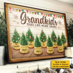 Grandkids - The Greatest Joy Of All - Personalized Horizontal Poster 12 Grandkids - The Greatest Joy Of All - Personalized Horizontal Poster -Pawfect House Store 7. AD 1 75535f68 b85a 4426 960b 63b4844804db