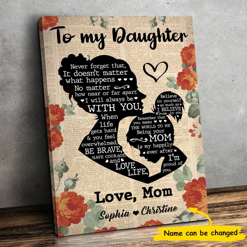 I'm Proud Of You - Personalized Vertical Canvas 2 I'm Proud Of You - Personalized Vertical Canvas - Image 2