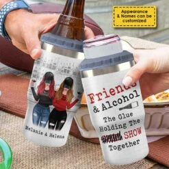 Friends & Alcohol - Personalized Can Cooler - Gift For Bestie 10 Friends & Alcohol - Personalized Can Cooler - Gift For Bestie -Pawfect House Store 7. AD 2 ae11e199 5881 4acf 8e9e fff3e3a60ede