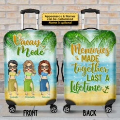 Memories Made Together Last A Lifetime - Gift For Bestie, Personalized Luggage Cover -Pawfect House Store 7. AD 28f3d340 2aa9 4ebc 9a39 5a4cf897b75c