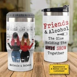 Friends & Alcohol - Personalized Can Cooler - Gift For Bestie 11 Friends & Alcohol - Personalized Can Cooler - Gift For Bestie -Pawfect House Store 7. AD 3fc83e39 a71e 4e85 accf 831fe9a710a0