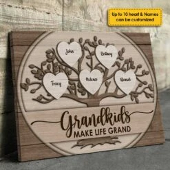 The Grandkids Make Life Magnificent - Personalized Horizontal Canvas - Gift For Grandparents -Pawfect House Store 7. AD 631b0c7c 7b33 41ac a834 d6bcc0a92af0