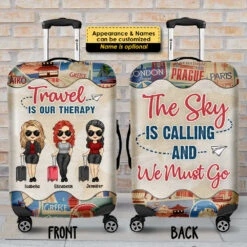 The Sky Is Calling & We Must Go - Gift For Bestie - Personalized Luggage Cover 5 The Sky Is Calling & We Must Go - Gift For Bestie - Personalized Luggage Cover -Pawfect House Store 7. AD d0e6c11b 0b90 47e5 bbab eb19ee809704