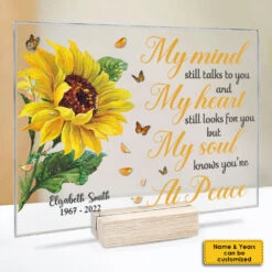 My Heart Still Looks For You - Personalized Acrylic Plaque - Memorial Gift, Sympathy Gift -Pawfect House Store 7.AD 1 b37df163 d122 4be4 b123 50997bf0dbd4