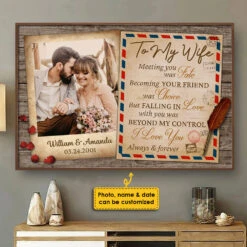Meeting You Was Fate - Upload Image, Personalized Horizontal Poster -Pawfect House Store 7.AD 1 c21cf183 f1c2 4956 9b1d be5d171a0caf