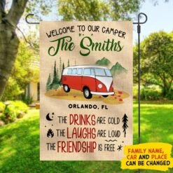 Welcome To Our Camper - Personalized Flag 7 Welcome To Our Camper - Personalized Flag -Pawfect House Store 7.AD1 632fbf89 488f 48c5 b96e bbaa42716a84