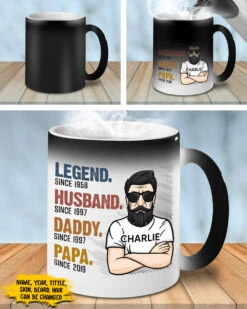 The Legend Husband - Gift For Dad, Funny Personalized Color Changing Mug 5 The Legend Husband - Gift For Dad, Funny Personalized Color Changing Mug -Pawfect House Store 7.AD1 7c2f4883 59da 48df a5d5 fa1fd0d7af46