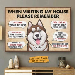 When Visiting Our Home Please Remember - Personalized Horizontal Poster 6 When Visiting Our Home Please Remember - Personalized Horizontal Poster -Pawfect House Store 7.AD1 8ea60cdf 82e8 419d b63f bf548eef5bb8