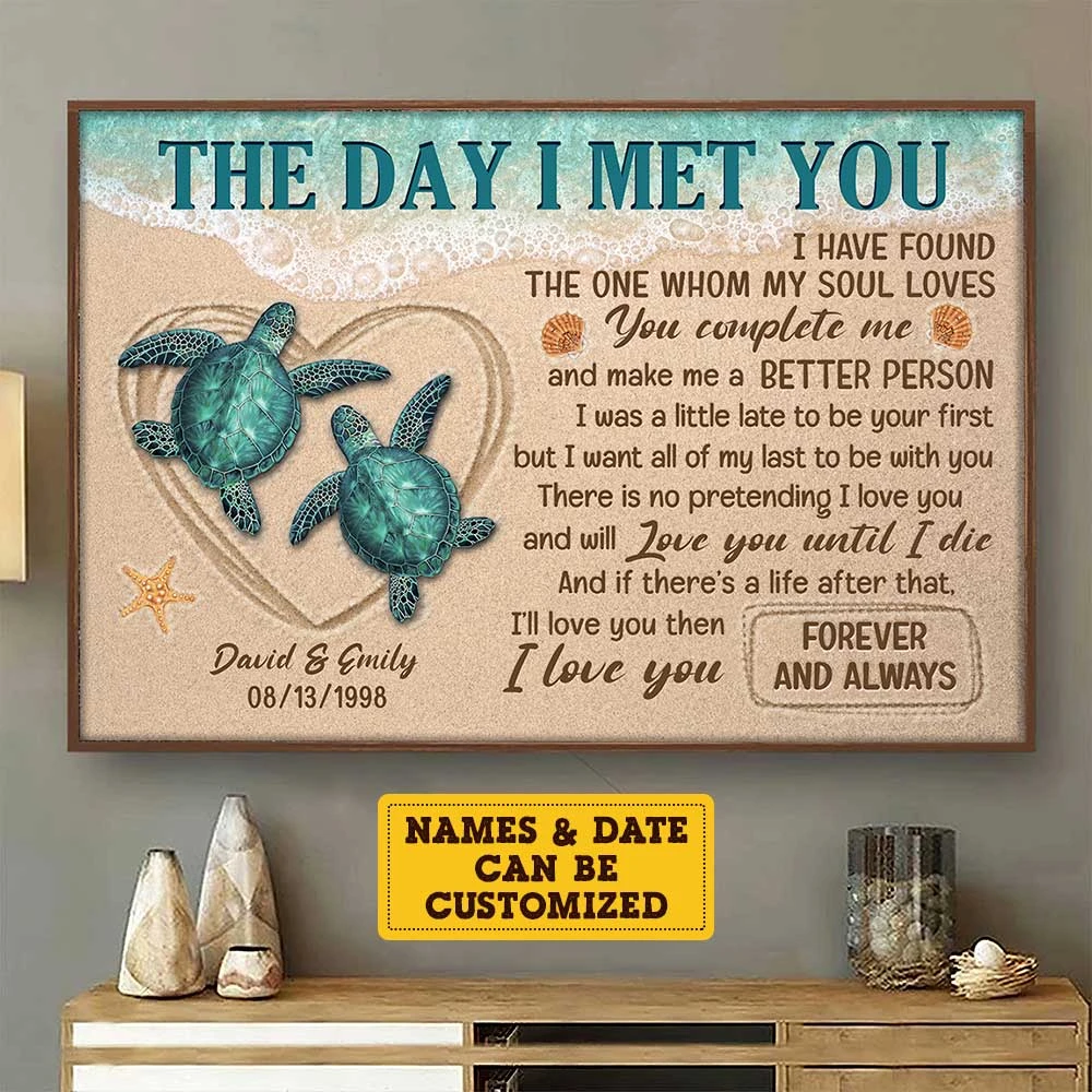 I'll Love You Until I Die - Personalized Horizontal Poster - Gift For Couples, Husband Wife 4 I'll Love You Until I Die - Personalized Horizontal Poster - Gift For Couples, Husband Wife - Image 4