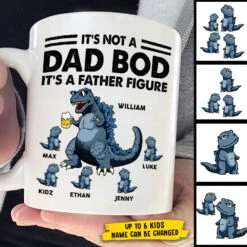 It's A Father Figure, Not A Dad Bod - Gift For Dad - Personalized Mug
