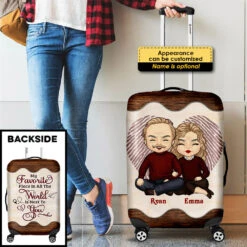 My Favorite Place In All The World Is Next To You - Gift For Couples, Husband Wife - Personalized Luggage Cover 7 My Favorite Place In All The World Is Next To You - Gift For Couples, Husband Wife - Personalized Luggage Cover -Pawfect House Store 7.AD2 5e091489 da6d 4dc4 9b9f 150e87f8e64e