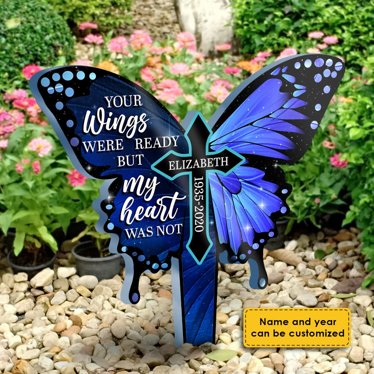 My Heart Was Not Ready - Personalized Custom Acrylic Garden Stake 4 My Heart Was Not Ready - Personalized Custom Acrylic Garden Stake - Image 4
