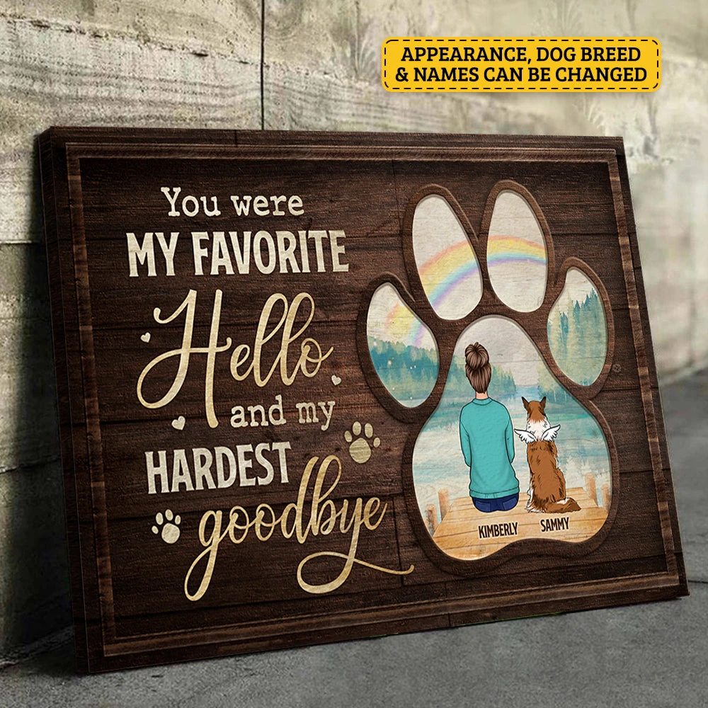 Sometimes A Very Special Dog Enters Our Lives - Personalized Horizontal Canvas - Gift For Pet Lovers 3 Sometimes A Very Special Dog Enters Our Lives - Personalized Horizontal Canvas - Gift For Pet Lovers - Image 3