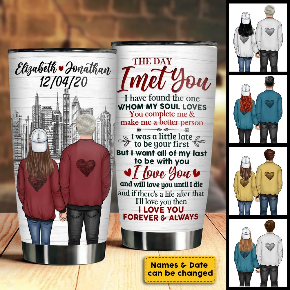 You Make Me A Better Person - Personalized Tumbler 1 You Make Me A Better Person - Personalized Tumbler