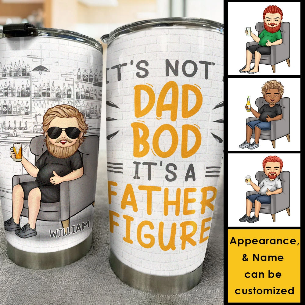 It's An Adorable Father Figure - Gift For Dad, Grandpa - Personalized Tumbler 3 It's An Adorable Father Figure - Gift For Dad, Grandpa - Personalized Tumbler - Image 3