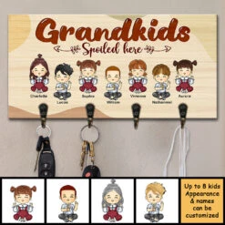Our Dynamic Grandkids Spoiled Here - Personalized Key Hanger, Key Holder - Gift For Couples, Husband Wife 5 Our Dynamic Grandkids Spoiled Here - Personalized Key Hanger, Key Holder - Gift For Couples, Husband Wife -Pawfect House Store 7.AD 151f3fe8 5c0c 4d22 8606 d37bb82bea2b
