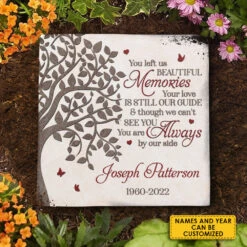 You Left Us Beautiful Memories - Personalized Memorial Stone, Human Grave Marker - Memorial Gift, Sympathy Gift 5 You Left Us Beautiful Memories - Personalized Memorial Stone, Human Grave Marker - Memorial Gift, Sympathy Gift -Pawfect House Store 7.AD 212cad6c ab29 4a6b 8f28 4efe706bb0d2