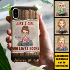 A Girl Who Loves Books - Personalized Phone Case 5 A Girl Who Loves Books - Personalized Phone Case -Pawfect House Store 7.AD 374355e2 3e29 448d 910a ff66d54b15fa