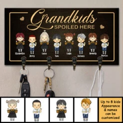 These Grandkids Spoiled Here - Personalized Key Hanger, Key Holder - Gift For Grandma 5 These Grandkids Spoiled Here - Personalized Key Hanger, Key Holder - Gift For Grandma -Pawfect House Store 7.AD 3a0f6142 c35c 465a af87 dea59cb815a5