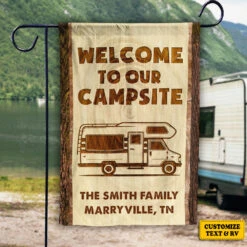 Welcome To Our Family Campsite - Personalized Flag - Gift For Camping Lovers 5 Welcome To Our Family Campsite - Personalized Flag - Gift For Camping Lovers -Pawfect House Store 7.AD 3e4dff22 5379 4e58 9070 98dc66bd785f