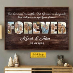 You Are My Queen Forever - Upload Image, Personalized Horizontal Poster 12 You Are My Queen Forever - Upload Image, Personalized Horizontal Poster -Pawfect House Store 7.AD 66d680fe 3f47 4a65 83a3 a26524a75c1b