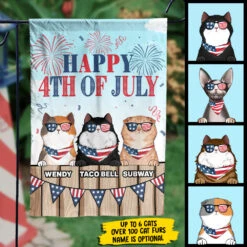 Happy 4th Of July, Welcome To Our Cat Home - 4th Of July Decoration - Personalized Flag 6 Happy 4th Of July, Welcome To Our Cat Home - 4th Of July Decoration - Personalized Flag -Pawfect House Store 7.AD 6aa832ee 7ba3 4f3d 8614 d91e3199abd8