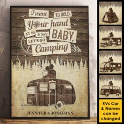 I Wanna Hold Your Hand At 80 & Say Baby Let's Go Camping - Gift For Couples, Husband Wife, Personalized Vertical Poster 10 I Wanna Hold Your Hand At 80 & Say Baby Let's Go Camping - Gift For Couples, Husband Wife, Personalized Vertical Poster -Pawfect House Store 7.AD 750b5c76 4aa5 4859 885e 21ae4aa3e3b8