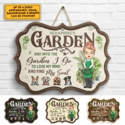 Lose My Mind Find My Soul - Personalized Shaped Wood Sign - Gift For Gardening Lovers -Pawfect House Store 7.AD 7bc0009f 6d7f 460a ac71 30b6a6bd8031