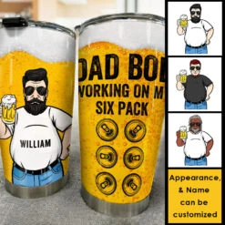 Dad Bod Working On My Six Pack - Gift For Dad, Grandpa - Personalized Tumbler 5 Dad Bod Working On My Six Pack - Gift For Dad, Grandpa - Personalized Tumbler -Pawfect House Store 7.AD 84ded9fb bdbf 4511 86a7 407bc904952f
