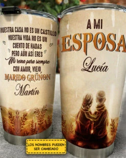 A Mi Esposa - Eres Mi Reina Para Siempre - Gift For Couples, Husband Wife - Personalized Tumbler Spanish -Pawfect House Store 7.AD a8ad6e19 bd61 4b26 9b33 12c1c1194b9a