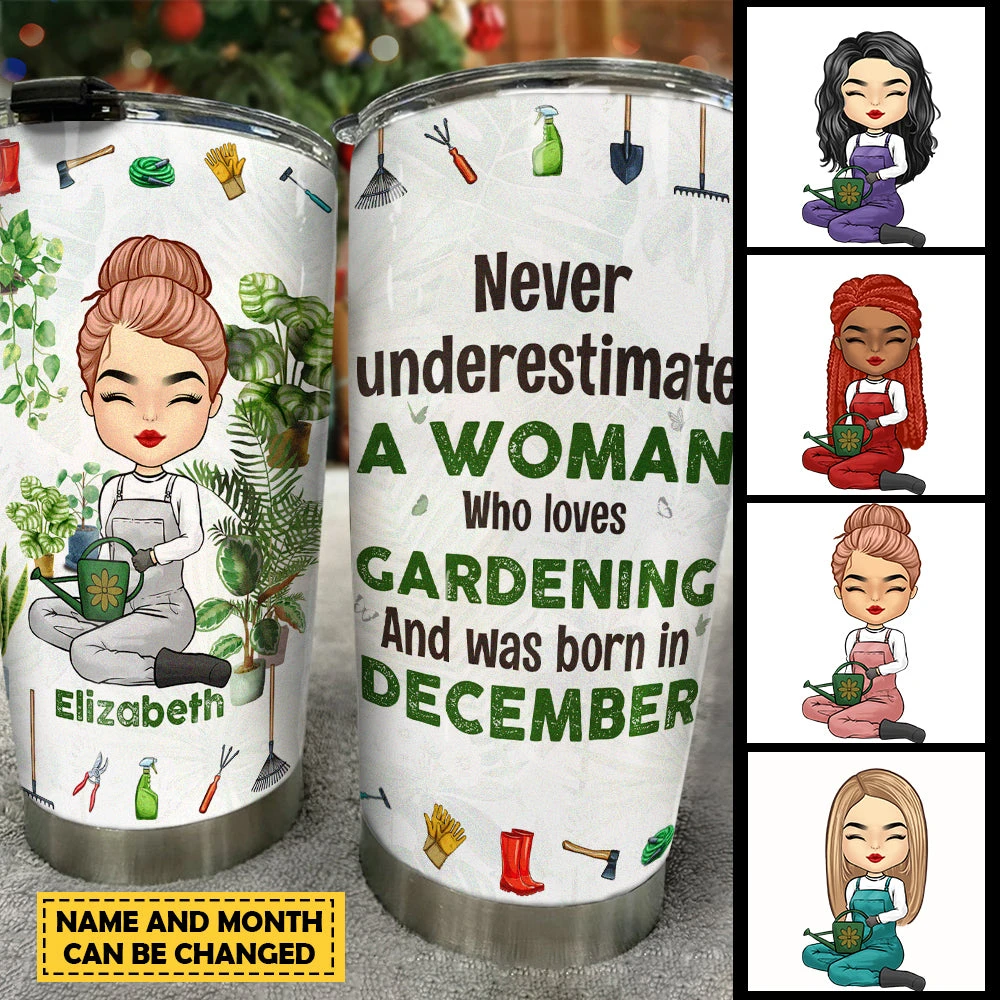 A Woman Who Loves Gardening - Personalized Tumbler - Gift For Gardening Lovers 4 A Woman Who Loves Gardening - Personalized Tumbler - Gift For Gardening Lovers - Image 4