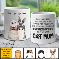 Happy Mother's Day To The Best Cat Mum - Gift For Mother's Day - Personalized Mug 7 Happy Mother's Day To The Best Cat Mum - Gift For Mother's Day - Personalized Mug -Pawfect House Store 7.AD c7bd6c12 9b83 4dcc b810 cf32280c0995