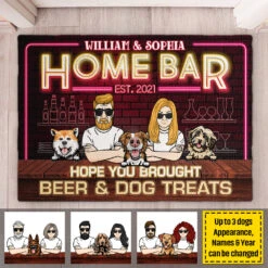 Home Bar Hope You Brought Beer & Dog Treats - Gift For Couples, Husband Wife, Personalized Decorative Mat 9 Home Bar Hope You Brought Beer & Dog Treats - Gift For Couples, Husband Wife, Personalized Decorative Mat -Pawfect House Store 7.AD cc13b3b8 6284 4be2 8590 e2b2629cb8d3