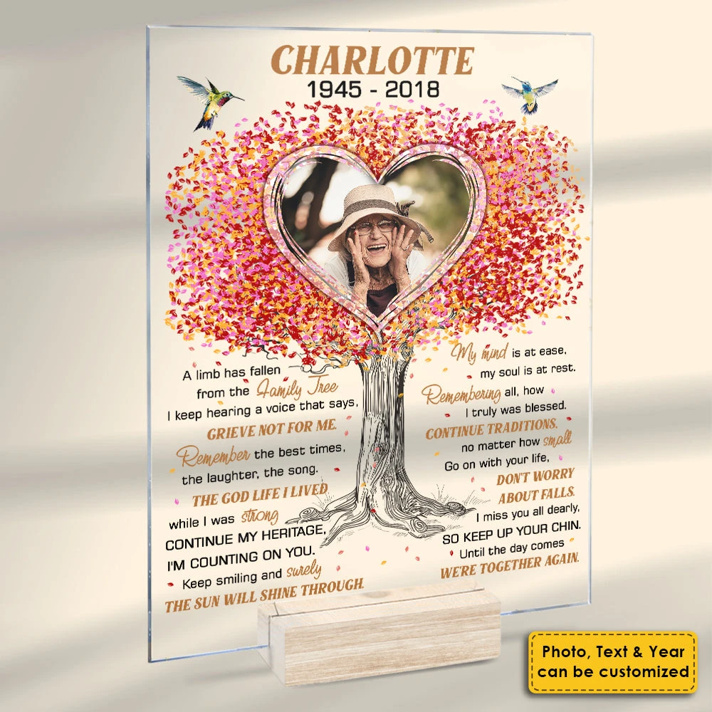 Until The Day Comes We’re Together Again - Upload Image - Personalized Acrylic Plaque 3 Until The Day Comes We’re Together Again - Upload Image - Personalized Acrylic Plaque - Image 3