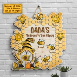 Grandma Bee Happy - Personalized Shaped Wood Sign - Gift For Grandma, Grandparents 5 Grandma Bee Happy - Personalized Shaped Wood Sign - Gift For Grandma, Grandparents -Pawfect House Store 7.AD f167620e cae7 4e77 a006 906733d4ae39