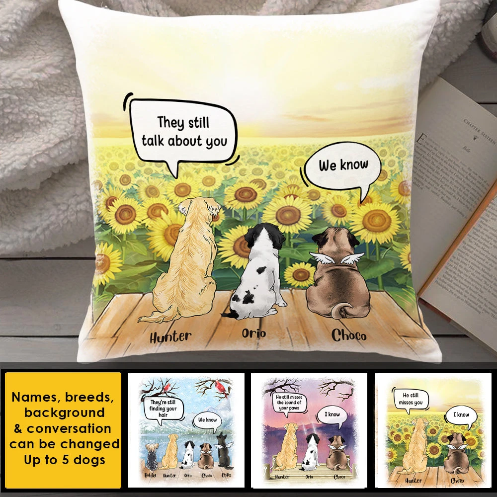 Still Talk About You - Dogs In Heaven - Personalized Pillow (Insert Included) 3 Still Talk About You - Dogs In Heaven - Personalized Pillow (Insert Included) - Image 3