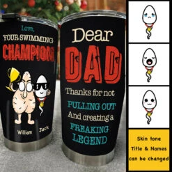 Your Swimming Champion - Personalized Tumbler - Gift For Dad -Pawfect House Store 7.AD f68e0084 777c 476e b970 e22b5f1413a9