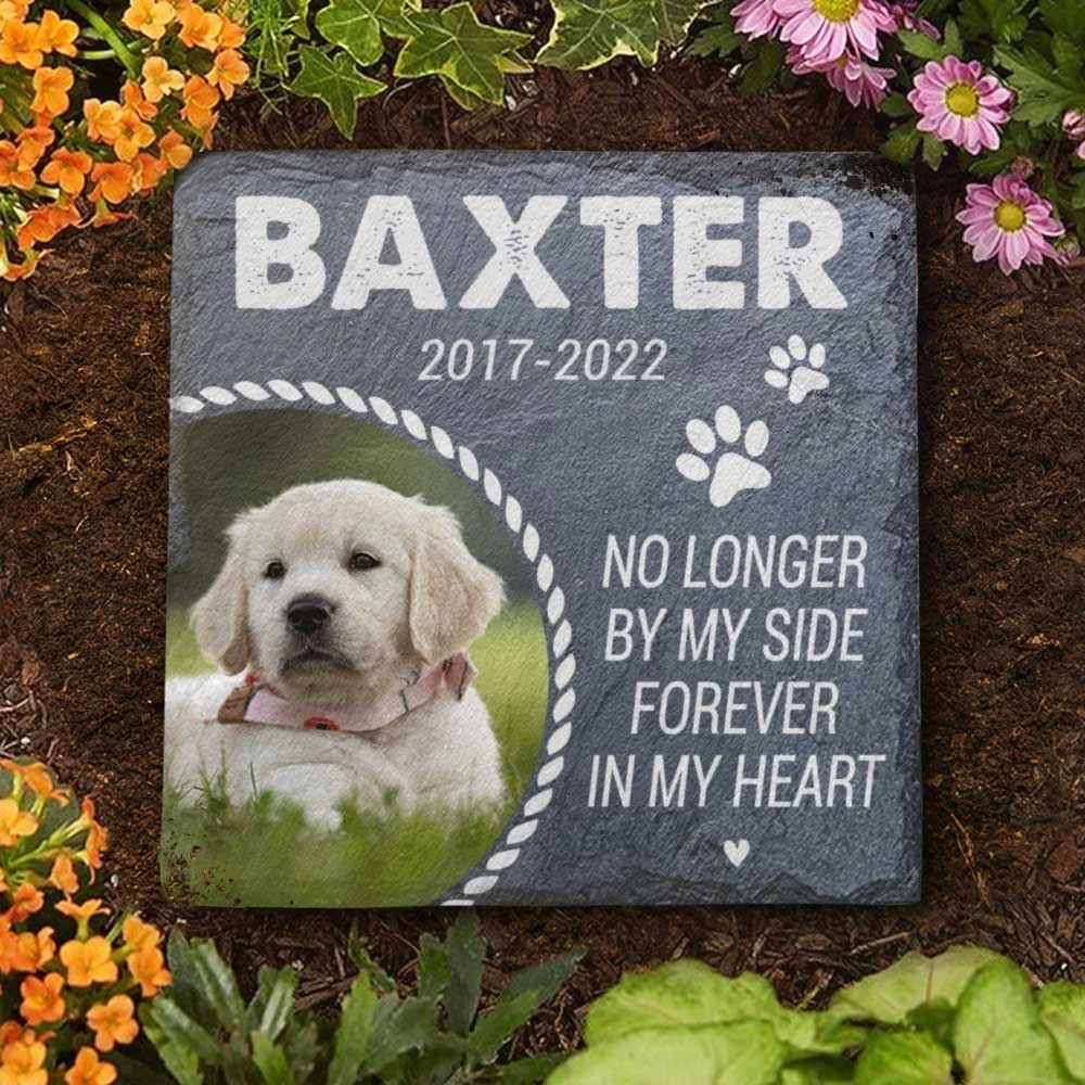 You Will Be Forever In My Heart - Personalized Memorial Stone - Upload Image, Memorial Gift, Sympathy Gift 3 You Will Be Forever In My Heart - Personalized Memorial Stone - Upload Image, Memorial Gift, Sympathy Gift - Image 3