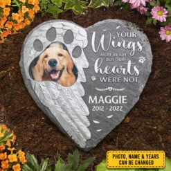 Your Wings Were Ready But My Heart Was Not - Personalized Memorial Stone, Pet Grave Marker - Upload Image, Memorial Gift, Sympathy Gift 6 Your Wings Were Ready But My Heart Was Not - Personalized Memorial Stone, Pet Grave Marker - Upload Image, Memorial Gift, Sympathy Gift -Pawfect House Store 7.ad1 91ca0344 84f0 48d2 8937 0de5f0dc7705