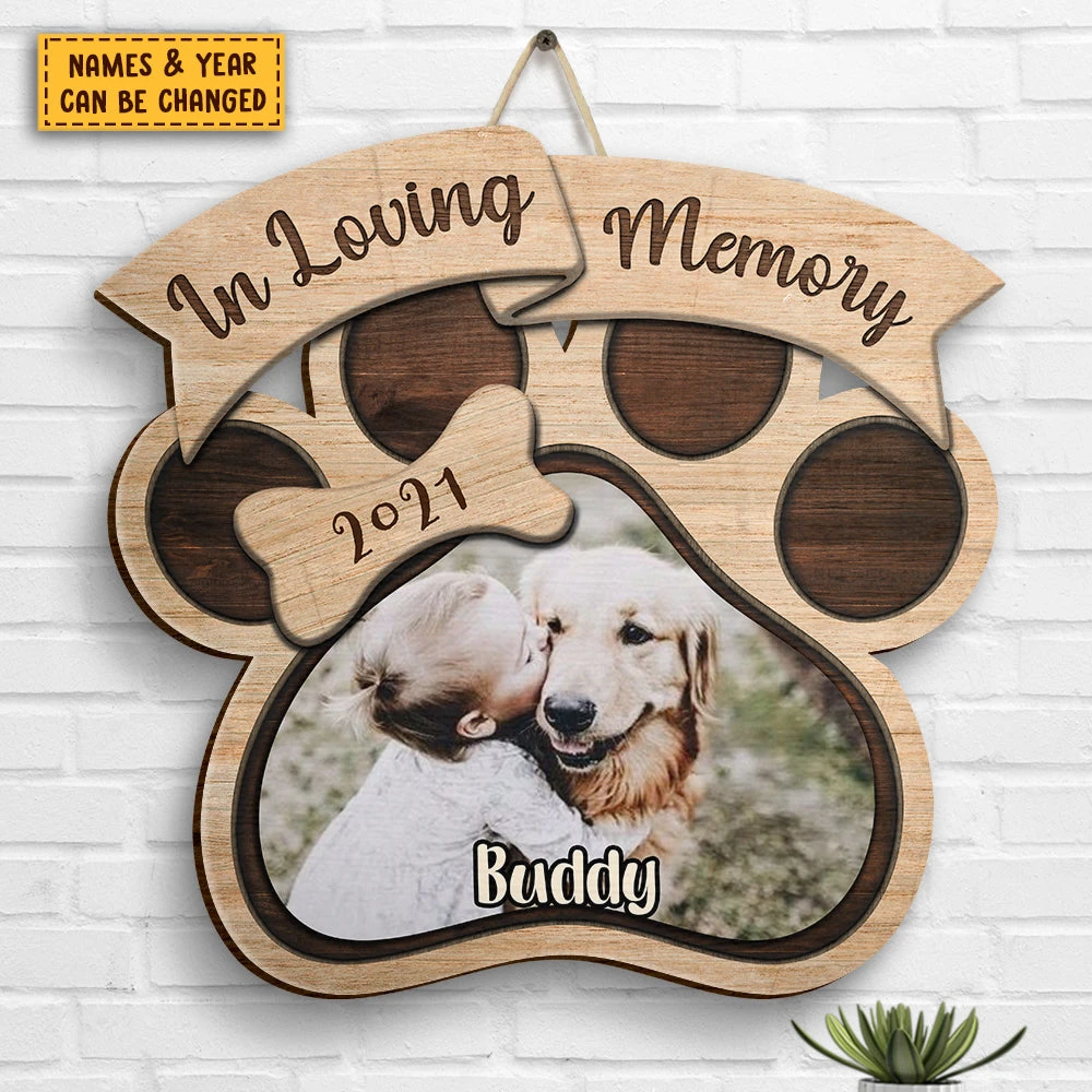 You Will Always In My Heart - Upload Image, Personalized Shaped Wood Sign 3 You Will Always In My Heart - Upload Image, Personalized Shaped Wood Sign - Image 3