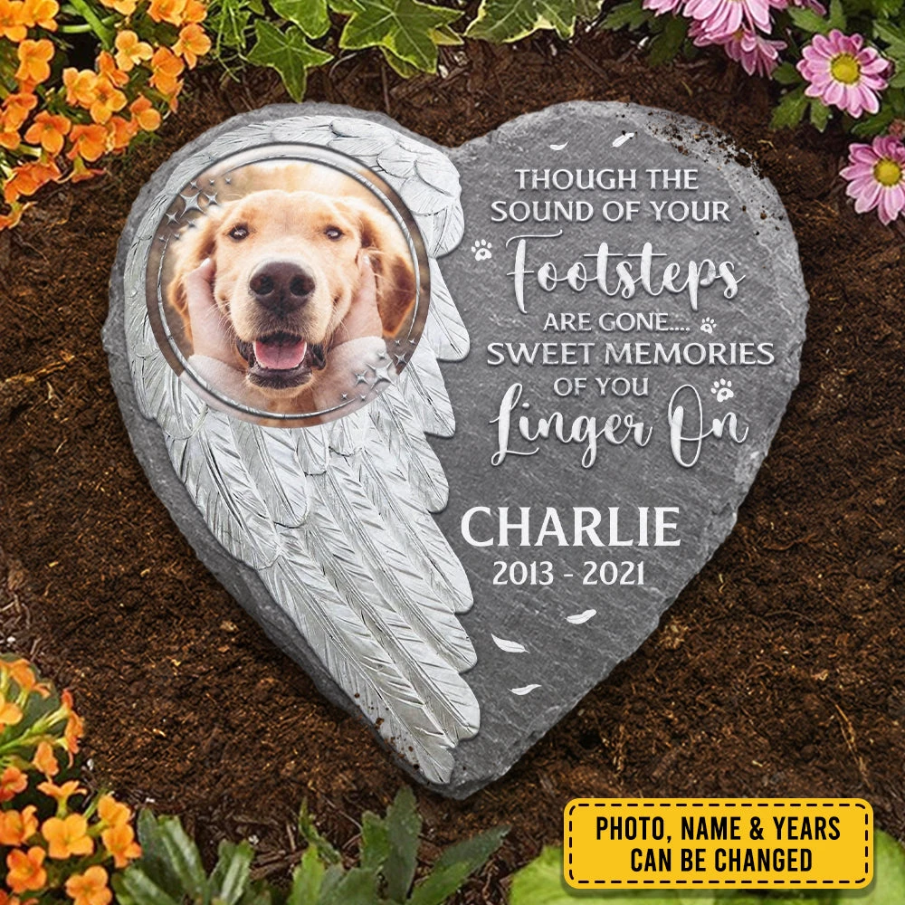Sweet Memories Of Your Linger On - Personalized Memorial Stone, Pet Grave Marker - Upload Image, Memorial Gift, Sympathy Gift 3 Sweet Memories Of Your Linger On - Personalized Memorial Stone, Pet Grave Marker - Upload Image, Memorial Gift, Sympathy Gift - Image 3